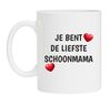 Witte mok Je bent de liefste schoonmama schoonmoeder lieve cadeau