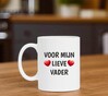 foto 2 Witte mok voor mijn lieve vader