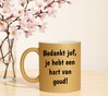 foto 2 Mok Bedankt juf je hebt een hart van goud!