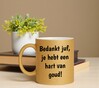 foto 3 Mok Bedankt juf je hebt een hart van goud!