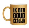 foto 1 Mok glitter goud ik ben goud eerlijk