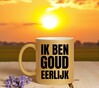 foto 2 Mok glitter goud ik ben goud eerlijk