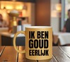 foto 3 Mok glitter goud ik ben goud eerlijk