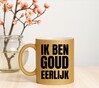 foto 4 Mok glitter goud ik ben goud eerlijk