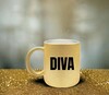 foto 3 Mok glitter goud met opdruk Diva