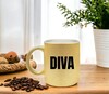 foto 4 Mok glitter goud met opdruk Diva