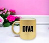 foto 5 Mok glitter goud met opdruk Diva