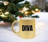 foto 6 Mok glitter goud met opdruk Diva