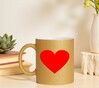 foto 4 Mok hart van goud glitter gouden mok Valentijn
