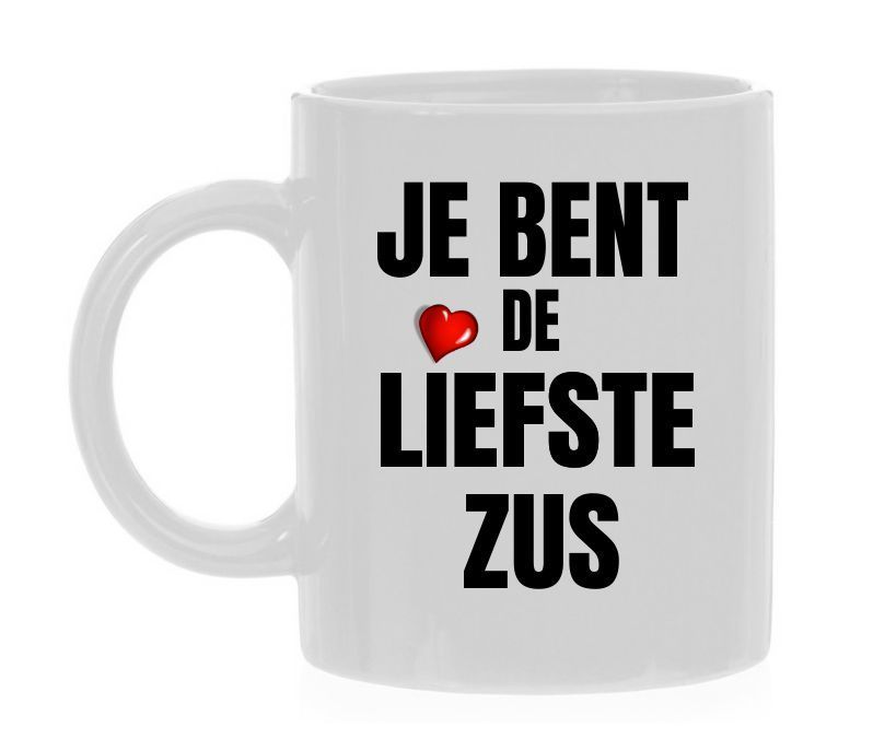 Mok jij bent de liefste zus cadeau