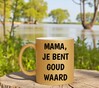 foto 3 Mok mama je bent goud waard gouden glitter koffie of thee mok