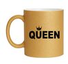 foto 1 Mok queen glitter goud