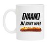 Personaliseer je unieke frikandel speciaal Valentijn koffiemok Jij bent heel speciaal