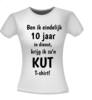foto 4 T-shirt ben ik eindelijk 10 jaar in dienst, krijg ik zo'n kut T-shirt! gek grappig voor een jubileum