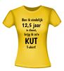 foto 16 T-shirt ben ik eindelijk 12,5 jaar in dienst, krijg ik zo'n kut T-shirt! gek grappig voor een jubileum