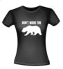 foto 2 T-shirt don't wake the bear maak de beer niet wakker