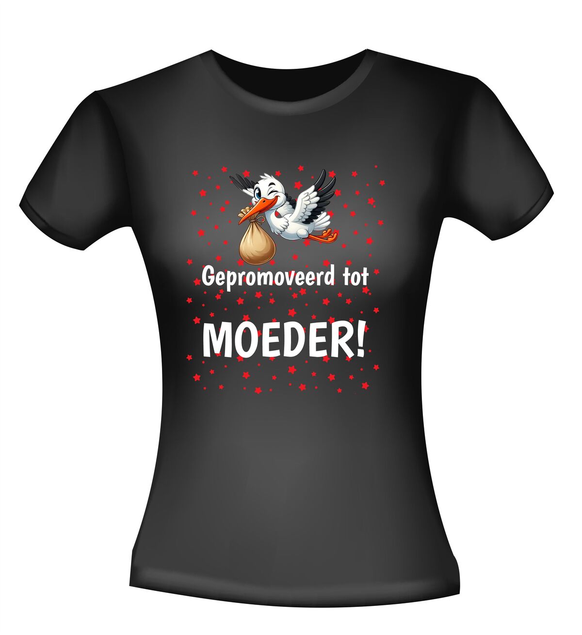 T-shirt gepromoveerd tot moeder!