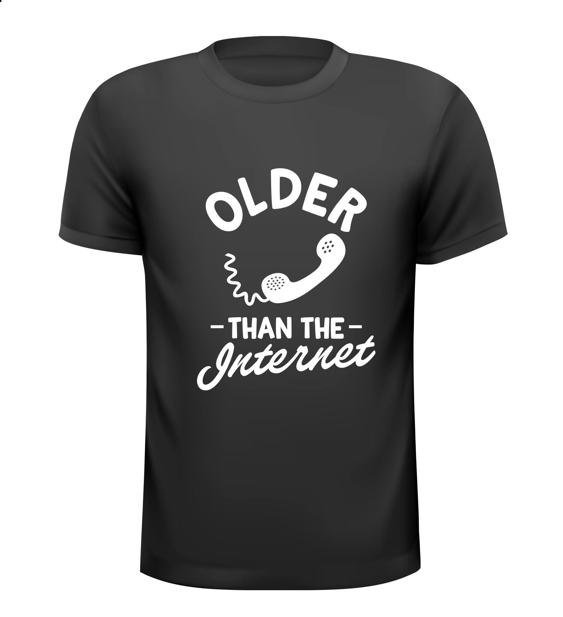 T-shirt Older than the internet