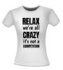foto 4 T-shirt relax we're all crazy it's not a competition wappies gekkies