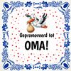 Tegel gepromoveerd tot oma! Zwanger in verwachting cadeau moeder schoonmoeder