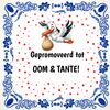 Tegel gepromoveerd tot oom en tante! in verwachting leuk cadeau