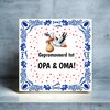 foto 4 Tegel in verwachting gepromoveerd tot opa en oma cadeau ouders schoonouders