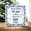 foto 3 Tegeltje jubileum ben ik eindelijk 10 jaar in dienst, krijg ik zo'n kut tegeltje