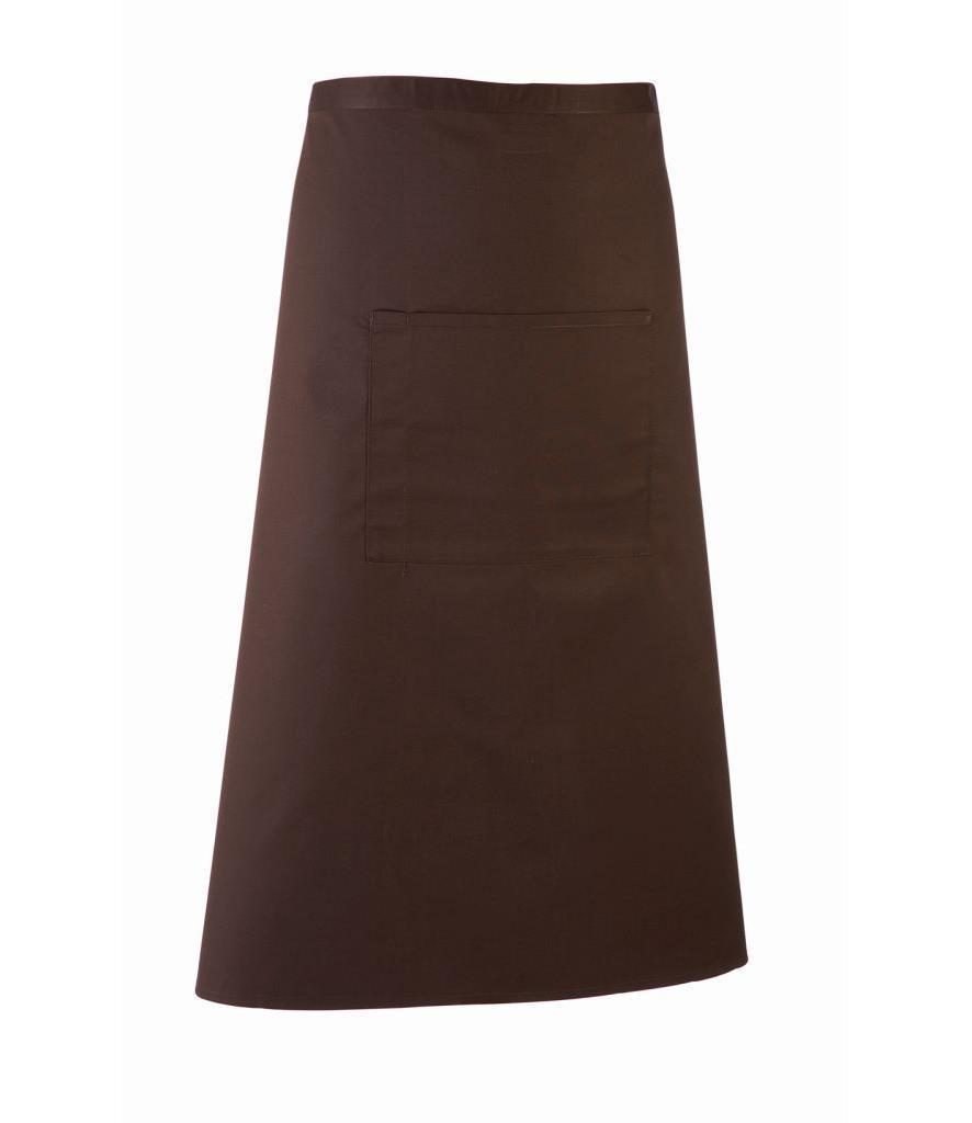 Barschort bruin schort halflang