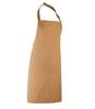 Schort lang voor volwassen kameel kleur