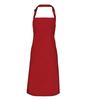 Schort lang voor volwassen salsa rood