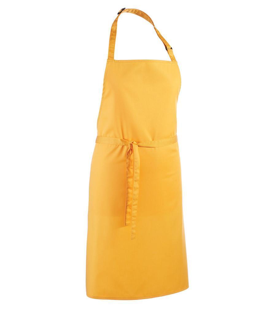 Schort lang voor volwassen sunflower geel