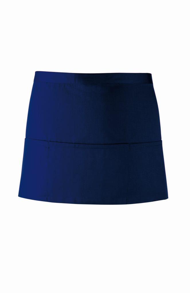 Serveerschort Navy blue volwassen marine blauw