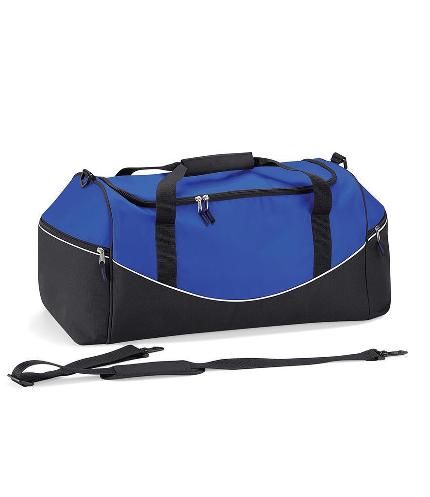  Weekendtas reistas sporttas 55 liter blauw met zwart