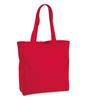 Biologische boodschappentas katoenen draagtas rood