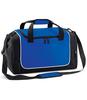 Compacte sportieve sporttas 30 liter blauw met zwart