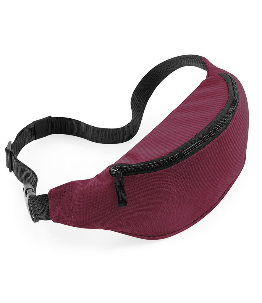 hippe heuptas verstelbare buideltas Heuptasje trendy Burgundy rood