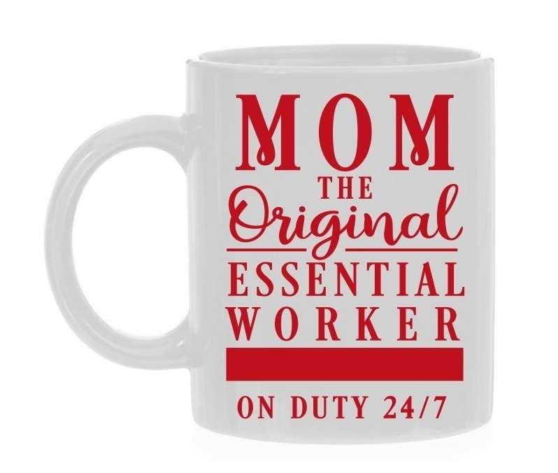 Koffie of thee mok Moederdag cadeau voor een moeder die 24 uur per dag klaarstaat!