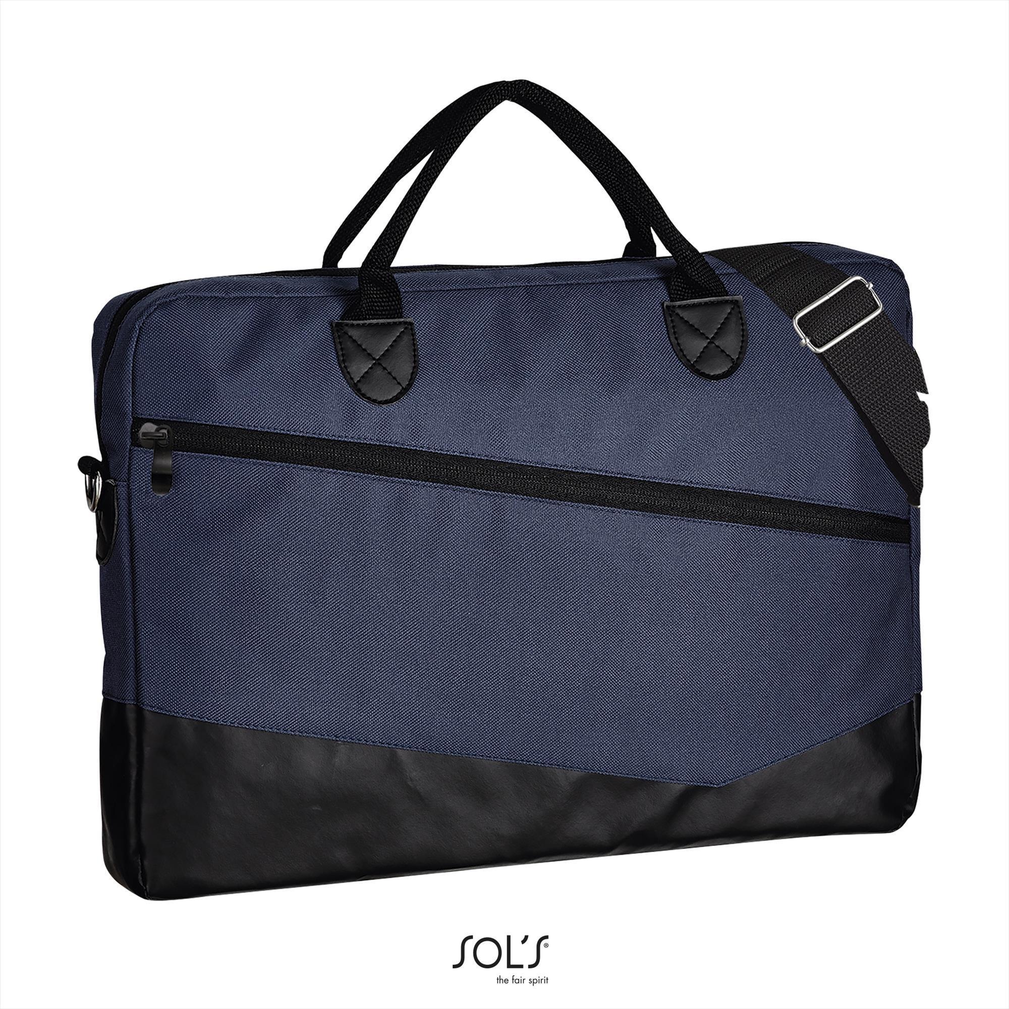 Laptoptas Manhattan Trendy documententas donkerblauw