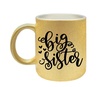 Mok big sister gouden glitter