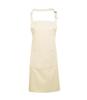 Naturel kleur schort volwassen