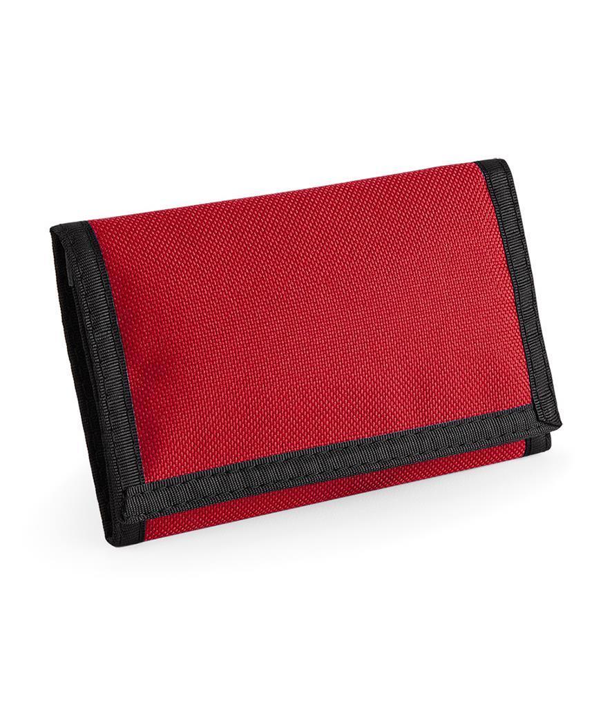 portemonnee met klittenbandsluiting rood