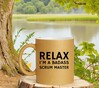 foto 2 relax i'm a badass scrum master gouden glitter mok
