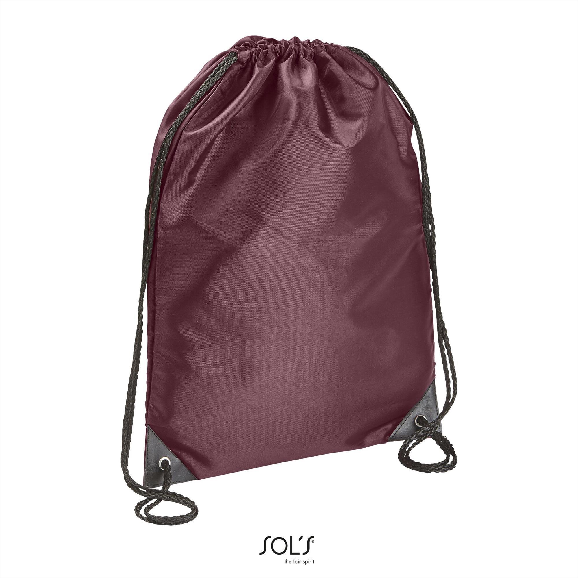 Rugtas urban burgundy rood personaliseer je rugtas