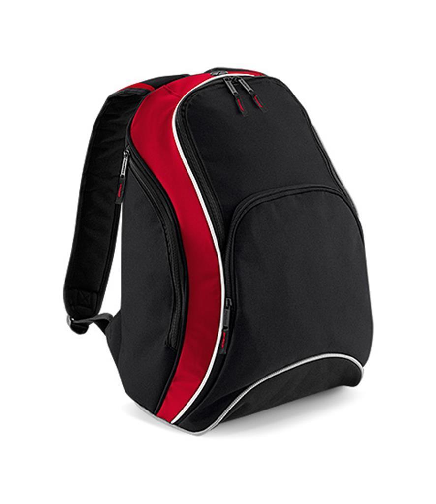 Sportieve Rugzak 21 Liter Bagbase zwart met rood