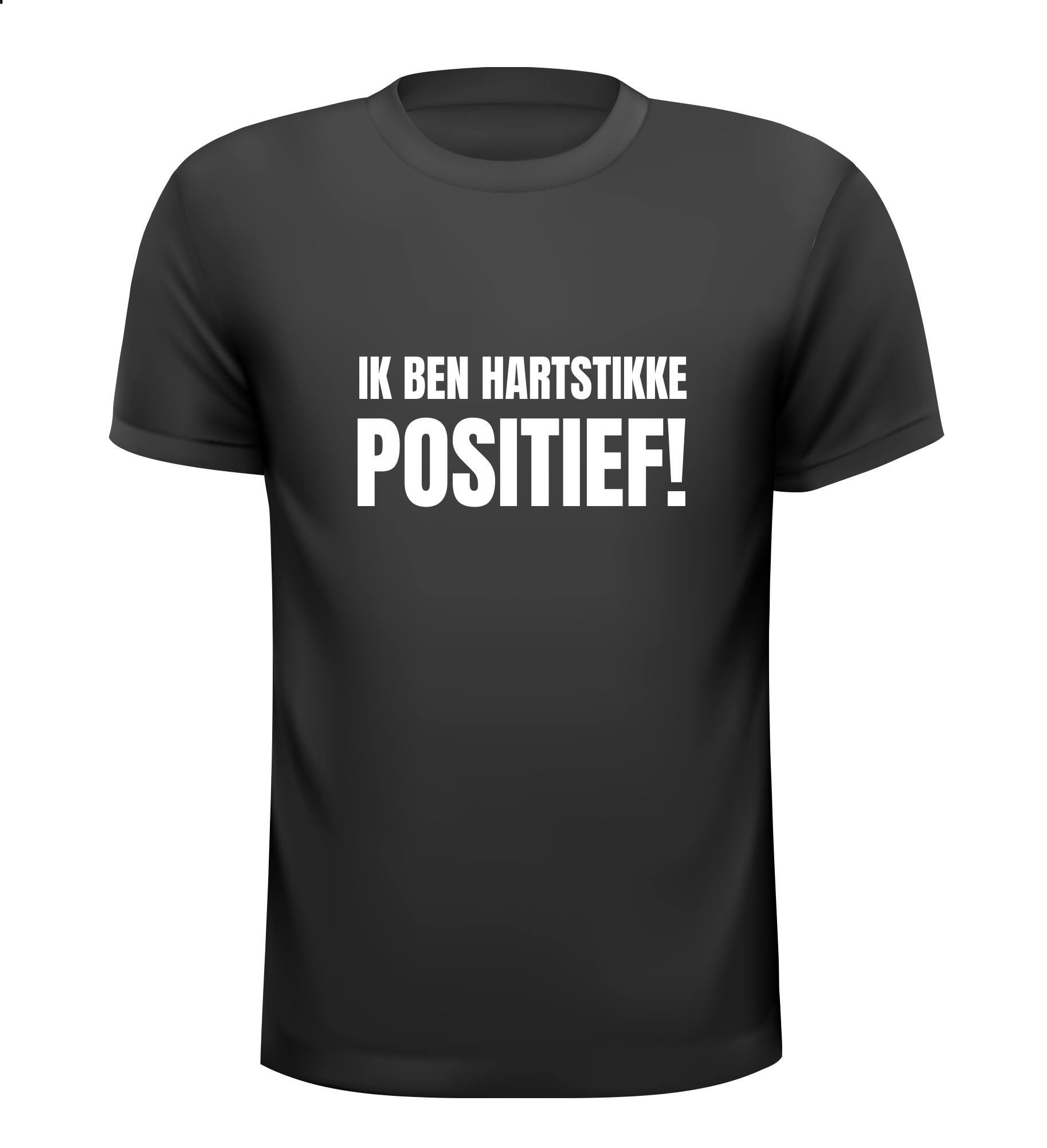 T-shirt ik ben hartstikke positief covid grappig leuk fun