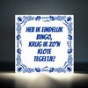 foto 4 Tegeltje voor de bingo troostprijs Heb ik eindelijk bingo, krijg ik zo'n klote tegeltje!