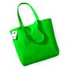 Trendy boodschappentas groen schoudertas