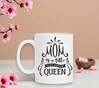 foto 2 Witte koffie of thee mok Mom is a title just above Queen je moeder staat boven de koningin