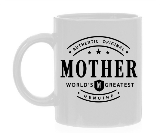Witte mok authentic original mother world's greatest genuine