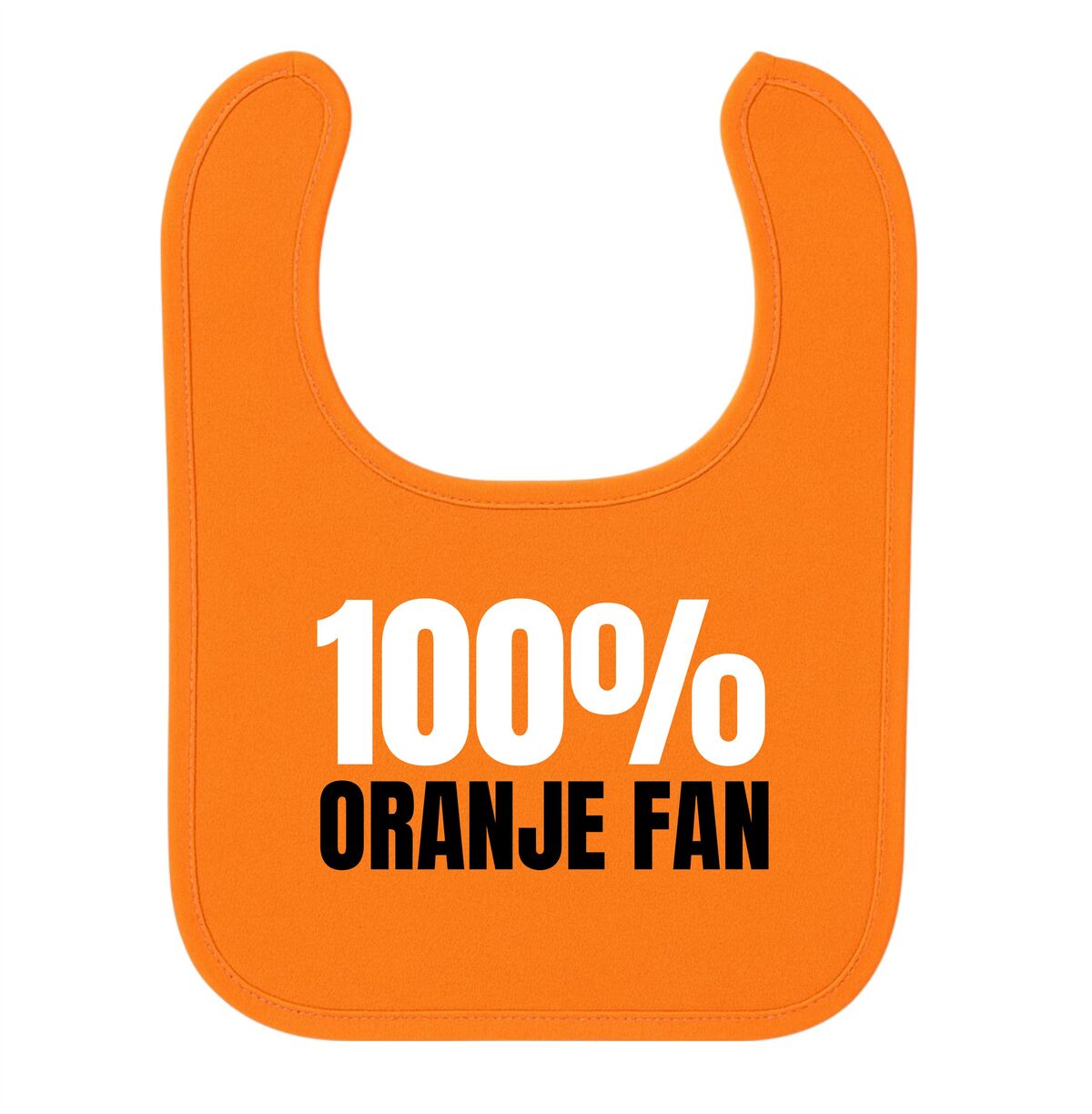 100 procent oranje fan slabbetje EK voetbal WK oranje fan